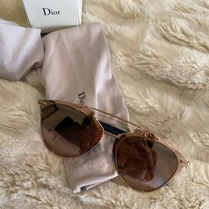 Dior Reflected Sunglasses - Rose Gold